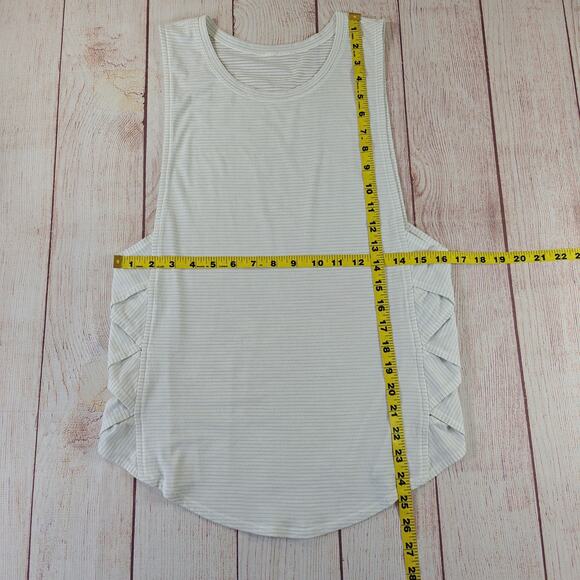 Lululemon Var-City Muscle Tank Heathered White - Picture 6 of 7